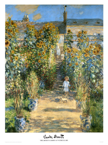 Garden at Vetheuil, 1881 - Claude Monet Paintings